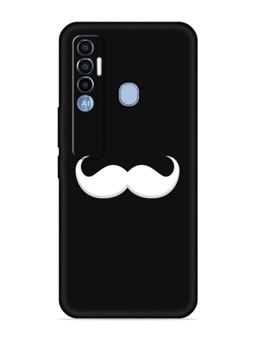 Mustache Vector Embossed Soft Silicone Case for Tecno Spark 7 Pro