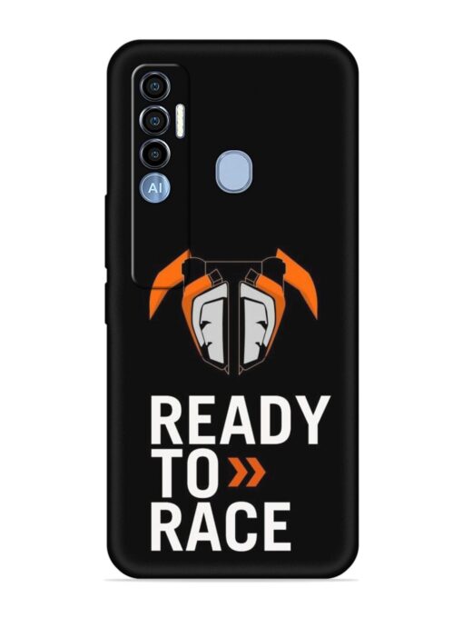 Ready To Race Embossed Soft Silicone Case for Tecno Spark 7 Pro