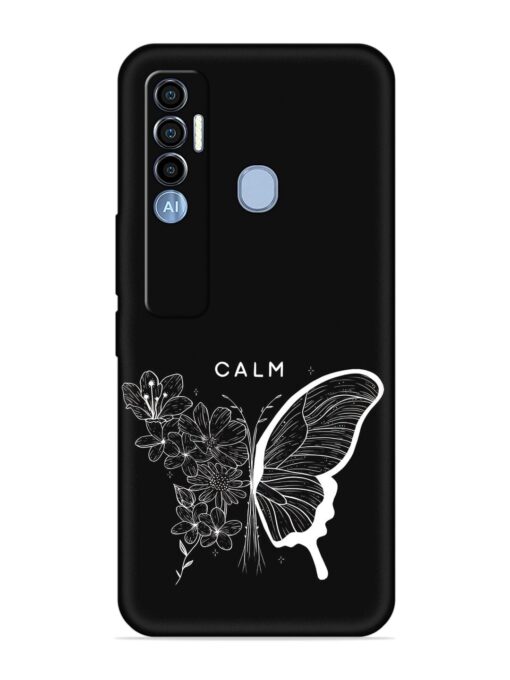 Calm Embossed Soft Silicone Case for Tecno Spark 7 Pro