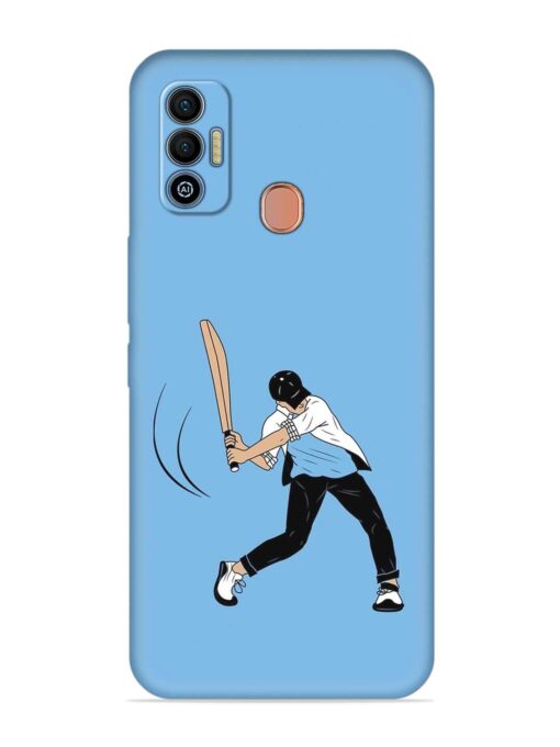 Cricket Gully Boy Embossed Soft Silicone Case for Tecno Spark 7T