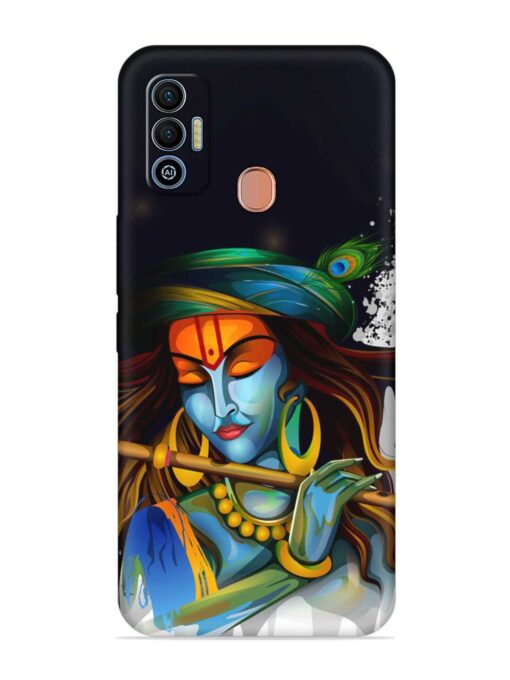 Krishna Art Embossed Soft Silicone Case for Tecno Spark 7T