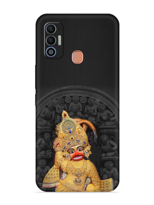 Indian Gold Hanuman Embossed Soft Silicone Case for Tecno Spark 7T