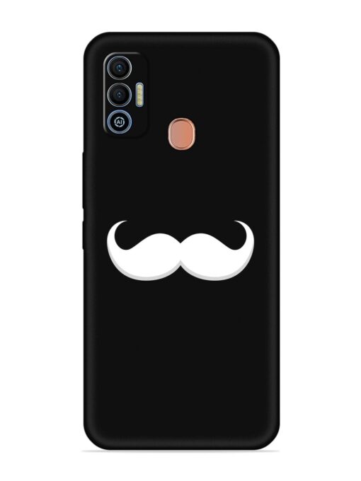 Mustache Vector Embossed Soft Silicone Case for Tecno Spark 7T