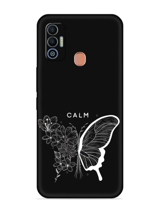 Calm Embossed Soft Silicone Case for Tecno Spark 7T