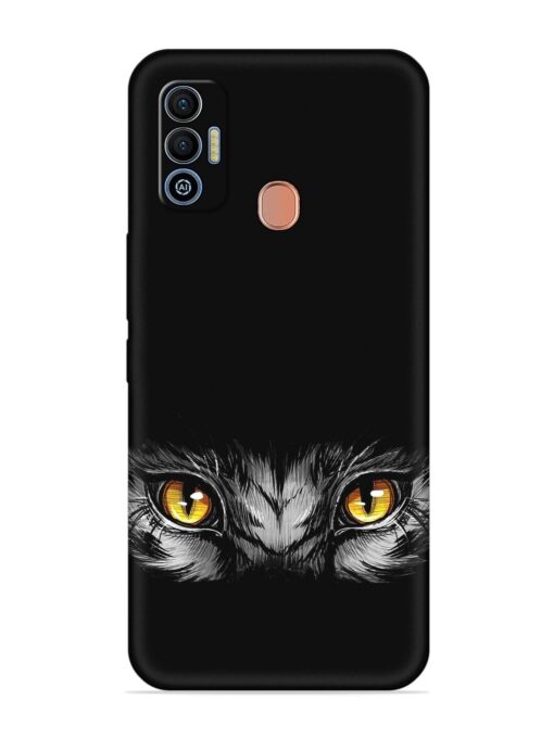 Scary Eye Embossed Soft Silicone Case for Tecno Spark 7T