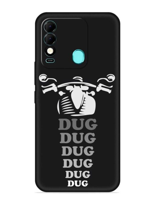 Dug Dug Dug Embossed Soft Silicone Case for Tecno Spark 8 Zapvi