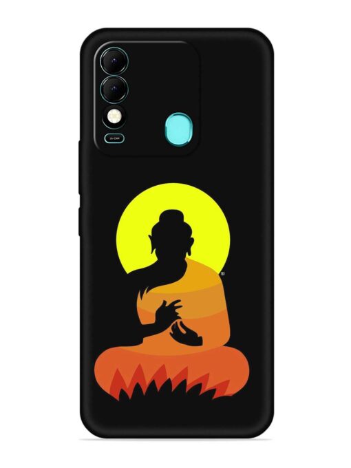 Buddha Art Black Embossed Soft Silicone Case for Tecno Spark 8 Zapvi