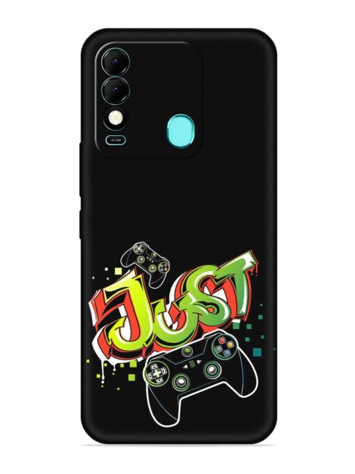 Graffiti Gamepad Illustration Embossed Soft Silicone Case for Tecno Spark 8 Zapvi