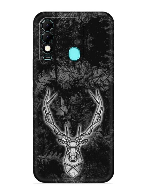 Ancient Deer Embossed Soft Silicone Case for Tecno Spark 8 Zapvi