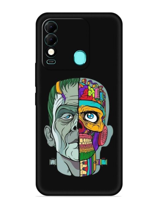 Men Vs Skull Embossed Soft Silicone Case for Tecno Spark 8 Zapvi