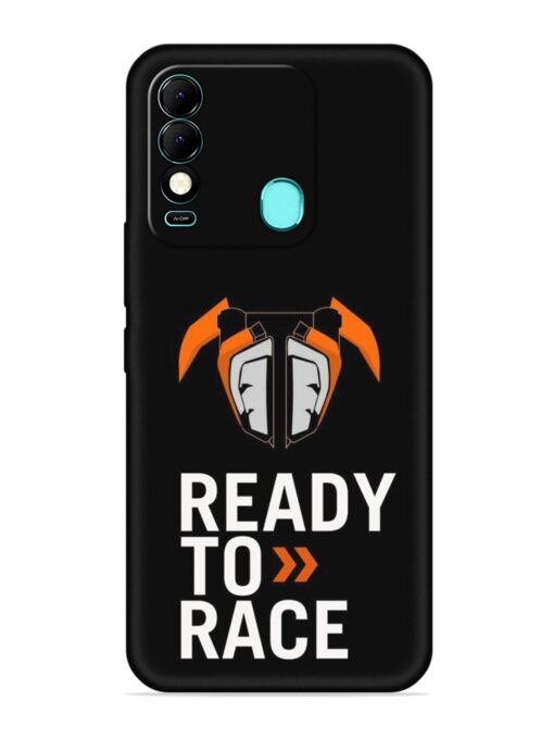 Ready To Race Embossed Soft Silicone Case for Tecno Spark 8 Zapvi