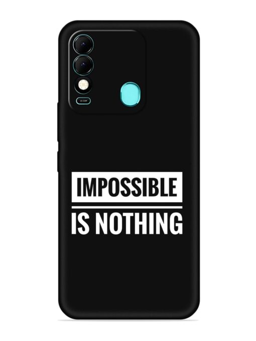 Impossible Is Nothing Embossed Soft Silicone Case for Tecno Spark 8 Zapvi