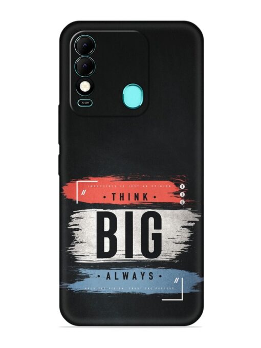 Think Big Always Embossed Soft Silicone Case for Tecno Spark 8 Zapvi