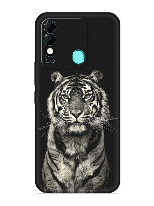 Tiger Art Embossed Soft Silicone Case for Tecno Spark 8 Zapvi