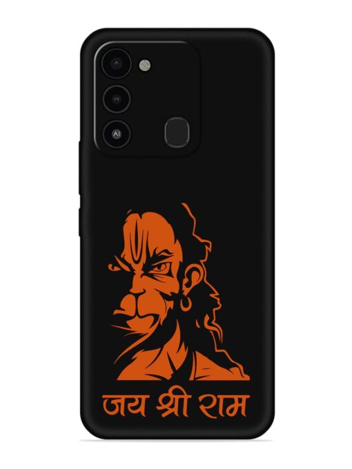 Angry Hanuman Embossed Soft Silicone Case for Tecno Spark 8C Zapvi