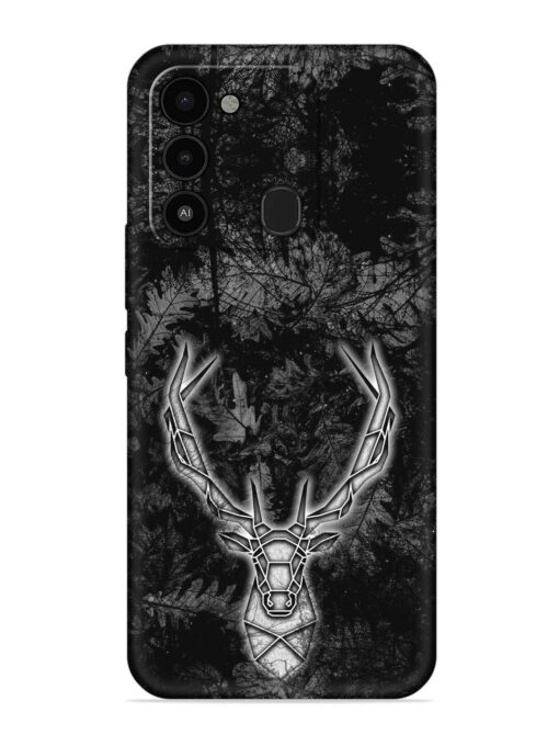 Ancient Deer Embossed Soft Silicone Case for Tecno Spark 8C Zapvi