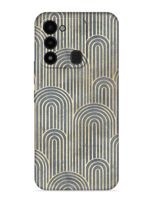 Art Deco Style Embossed Soft Silicone Case for Tecno Spark 8C Zapvi