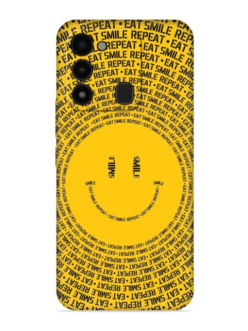 Smiley Embossed Soft Silicone Case for Tecno Spark 8C Zapvi