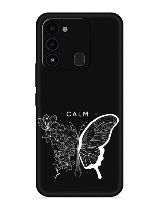 Calm Embossed Soft Silicone Case for Tecno Spark 8C