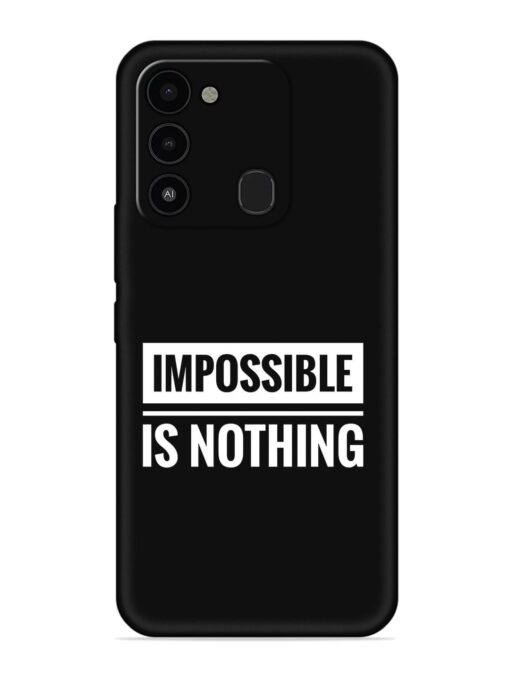 Impossible Is Nothing Embossed Soft Silicone Case for Tecno Spark 8C