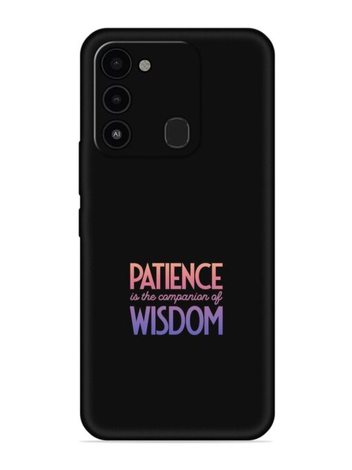 Patience Is The Embossed Soft Silicone Case for Tecno Spark 8C Zapvi