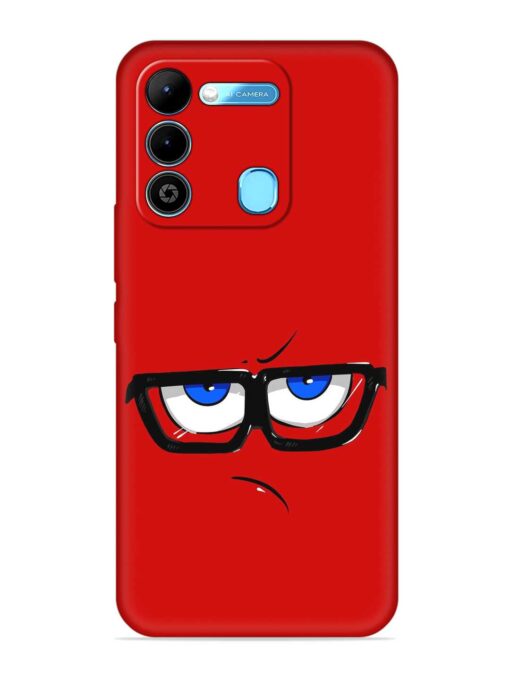 Rad Angry Face Embossed Soft Silicone Case for Tecno Spark 9