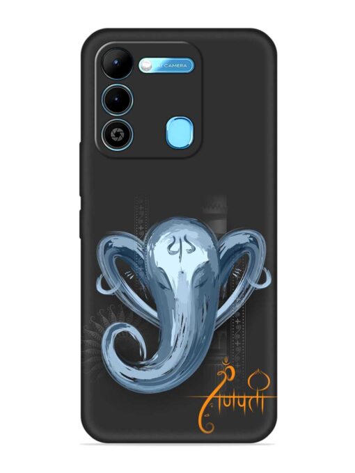 Illustration Lord Ganpati Embossed Soft Silicone Case for Tecno Spark 9 Zapvi