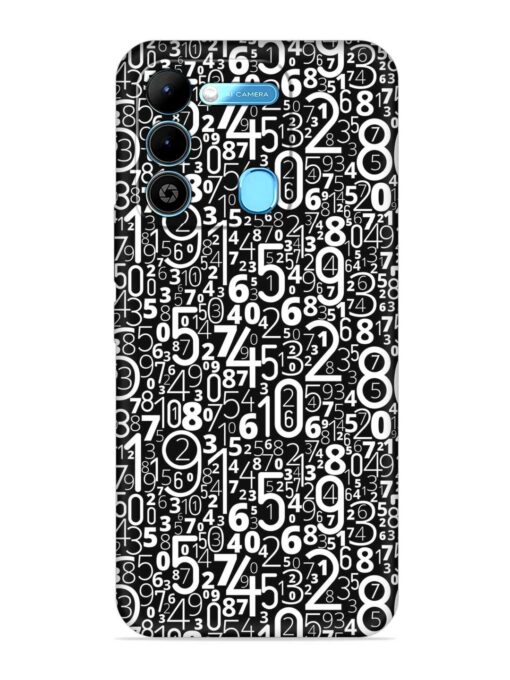 Many Numbers Different Embossed Soft Silicone Case for Tecno Spark 9