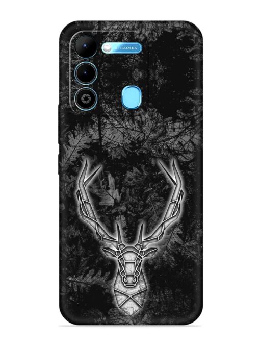 Ancient Deer Embossed Soft Silicone Case for Tecno Spark 9 Zapvi