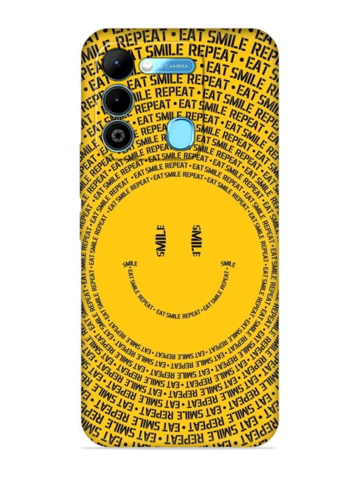 Smiley Embossed Soft Silicone Case for Tecno Spark 9 Zapvi