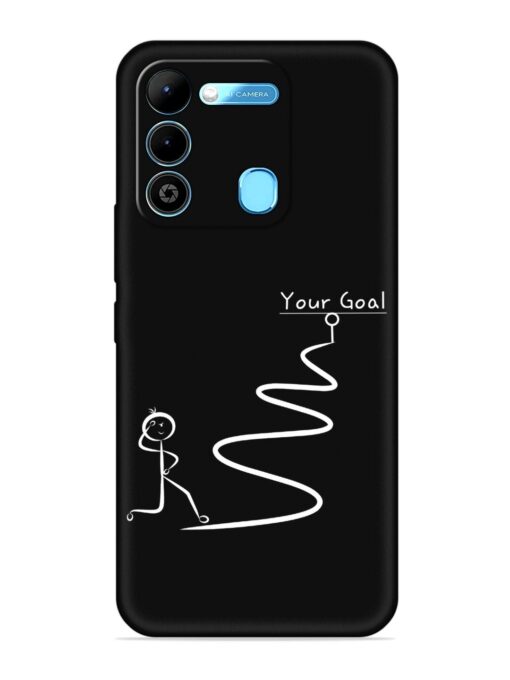 Your Goal Embossed Soft Silicone Case for Tecno Spark 9