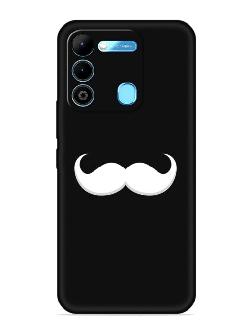 Mustache Vector Embossed Soft Silicone Case for Tecno Spark 9 Zapvi