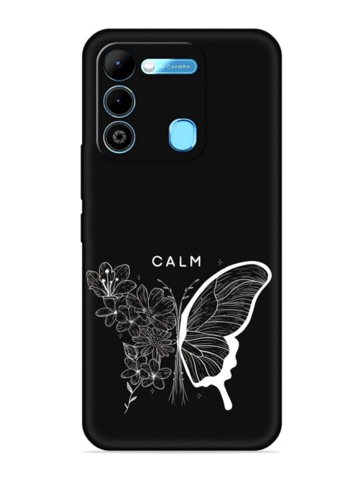 Calm Embossed Soft Silicone Case for Tecno Spark 9