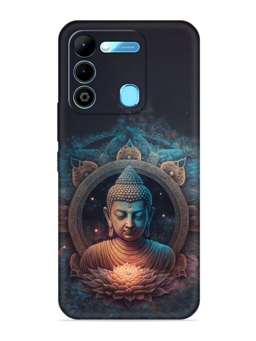 Gautam Buddha Embossed Soft Silicone Case for Tecno Spark 9