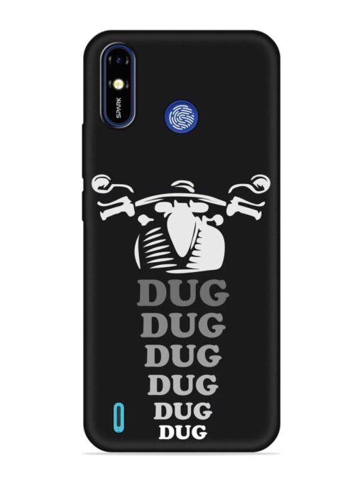 Dug Dug Dug Embossed Soft Silicone Case for Tecno Spark Go (2019) Zapvi