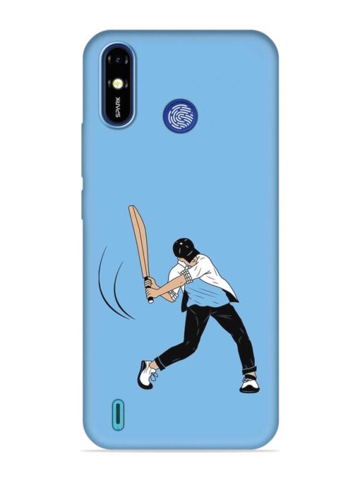 Cricket Gully Boy Embossed Soft Silicone Case for Tecno Spark Go (2019) Zapvi