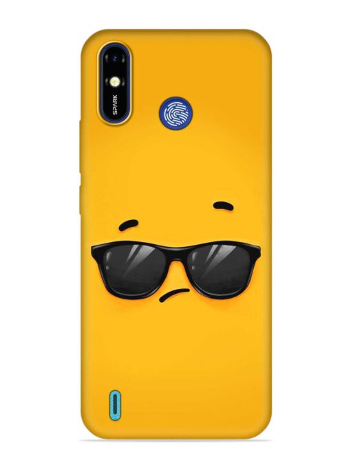 Attitude Glass Art Embossed Soft Silicone Case for Tecno Spark Go (2019) Zapvi