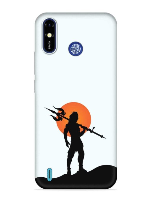 Lord Mahadev Trendy Embossed Soft Silicone Case for Tecno Spark Go (2019) Zapvi