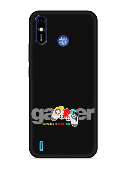 Gamer Everyday Game Embossed Soft Silicone Case for Tecno Spark Go (2019)