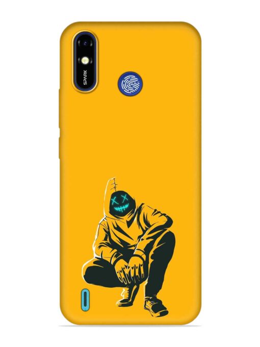 Xo Xo Swag Embossed Soft Silicone Case for Tecno Spark Go (2019)