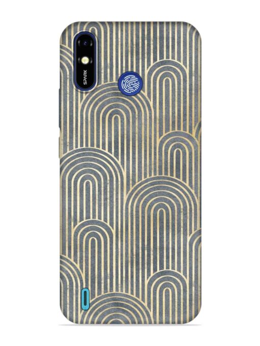 Art Deco Style Embossed Soft Silicone Case for Tecno Spark Go (2019) Zapvi