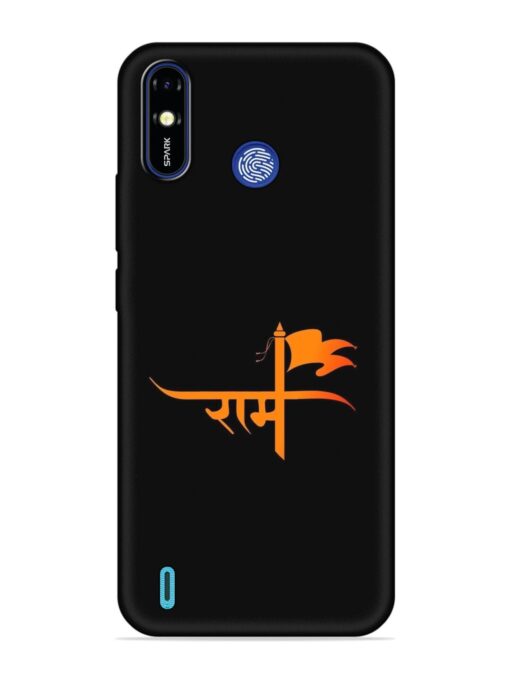 Ram Typo Embossed Soft Silicone Case for Tecno Spark Go (2019)