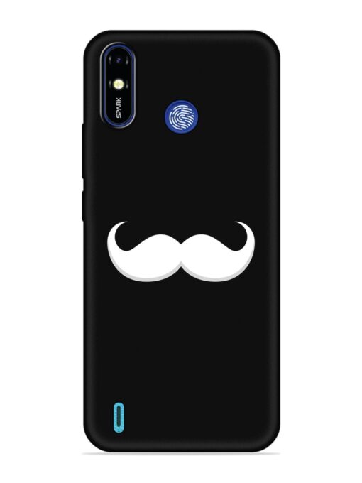 Mustache Vector Embossed Soft Silicone Case for Tecno Spark Go (2019)