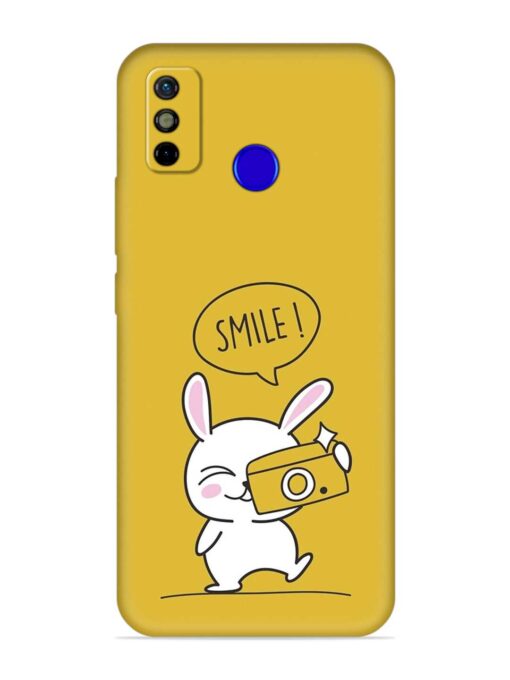 Hey Smile Please Embossed Soft Silicone Case for Tecno Spark Go (2020) Zapvi