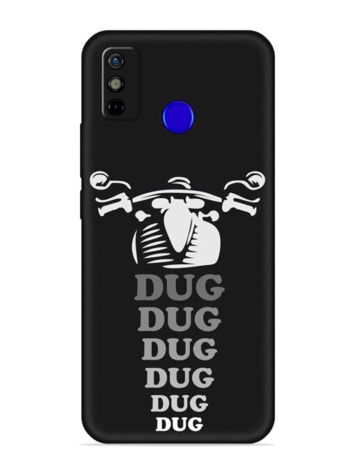 Dug Dug Dug Embossed Soft Silicone Case for Tecno Spark Go (2020) Zapvi