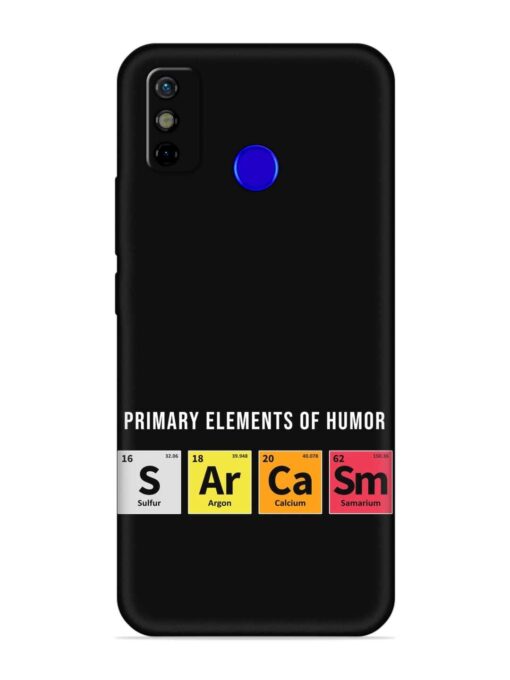 Primary Elements Humor Embossed Soft Silicone Case for Tecno Spark Go (2020) Zapvi