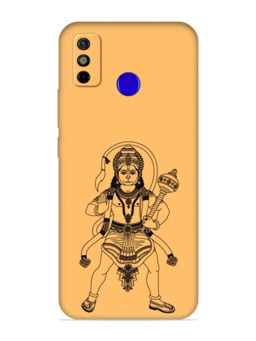 Indian God Hanuman Embossed Soft Silicone Case for Tecno Spark Go (2020) Zapvi