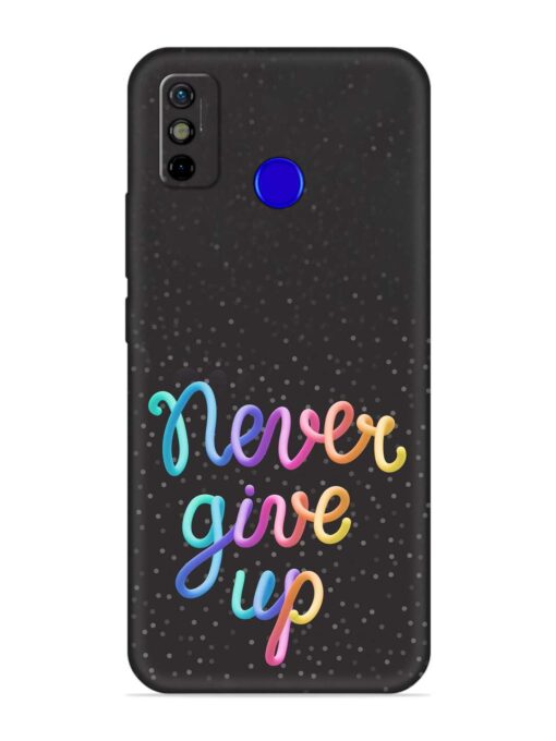 Colorful Stylized Rainbow Embossed Soft Silicone Case for Tecno Spark Go (2020)