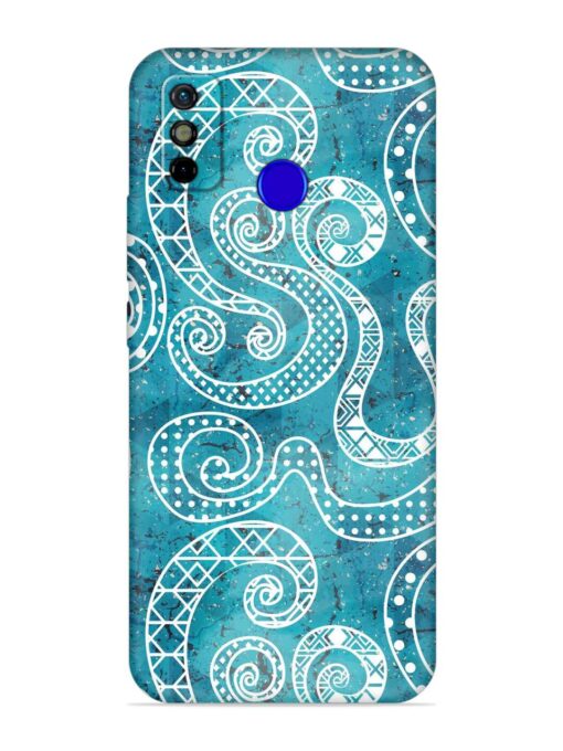 Vintage Curved Seamless Embossed Soft Silicone Case for Tecno Spark Go (2020)