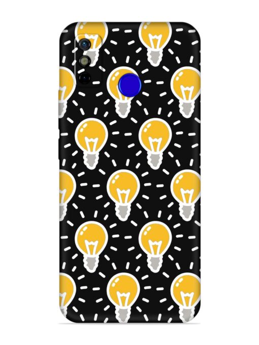 Light Bulb Seamless Embossed Soft Silicone Case for Tecno Spark Go (2020)